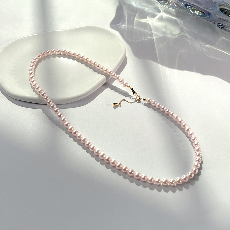 莫氏baby小米珠项链海水珍珠akoya满串2025新款爆款天然真品100%