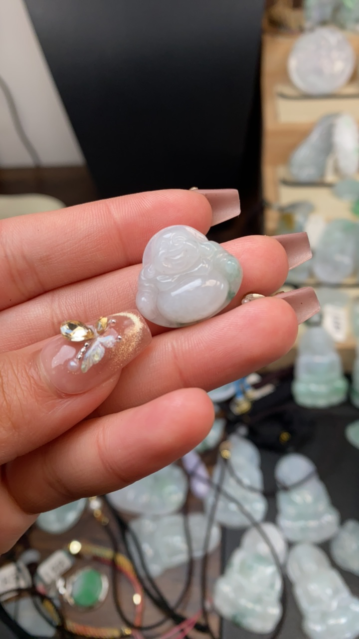 天然翡翠吊坠项链