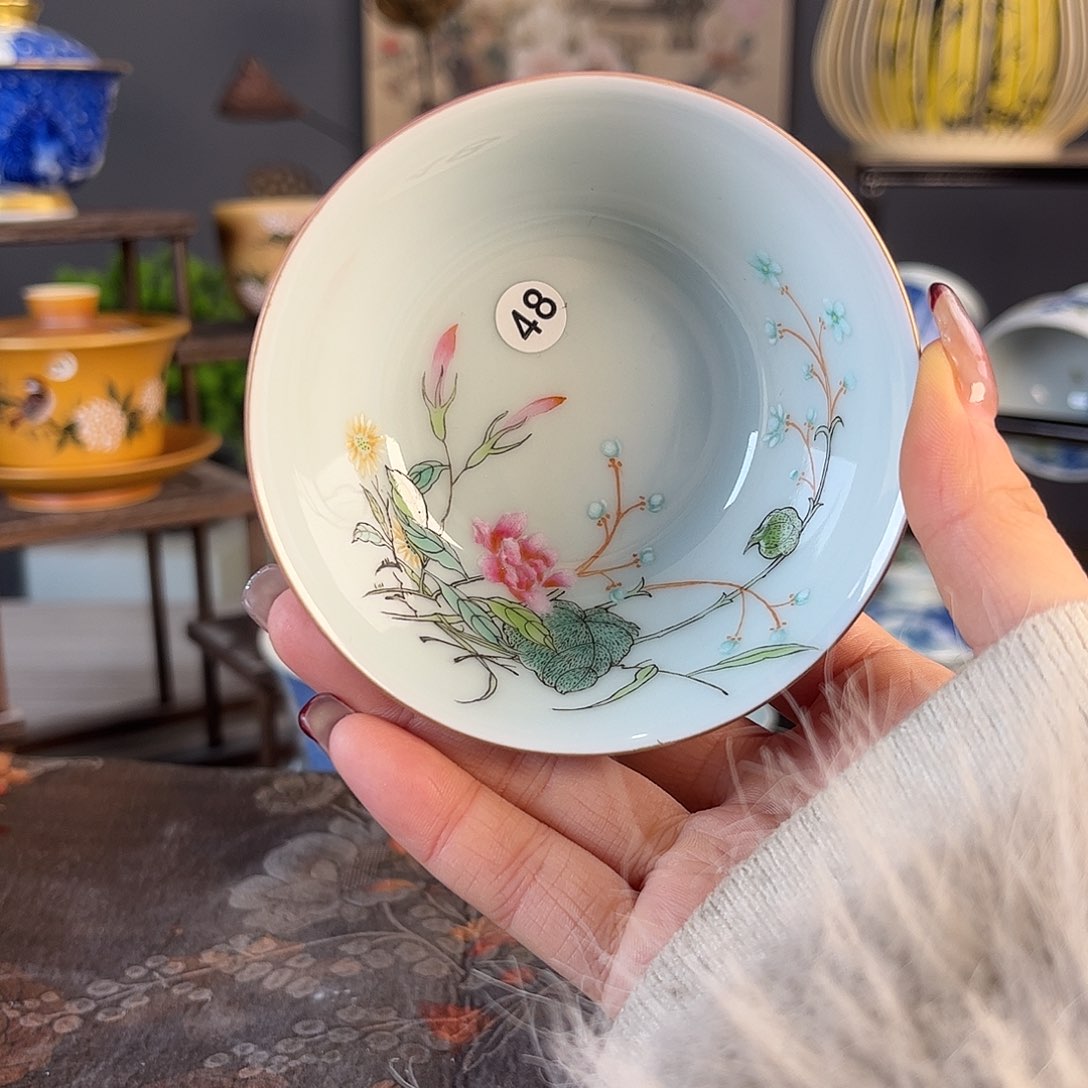 杯景德镇陶瓷茶杯多人