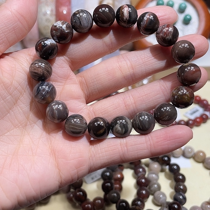 十***美硅化玉未镶嵌手镯028