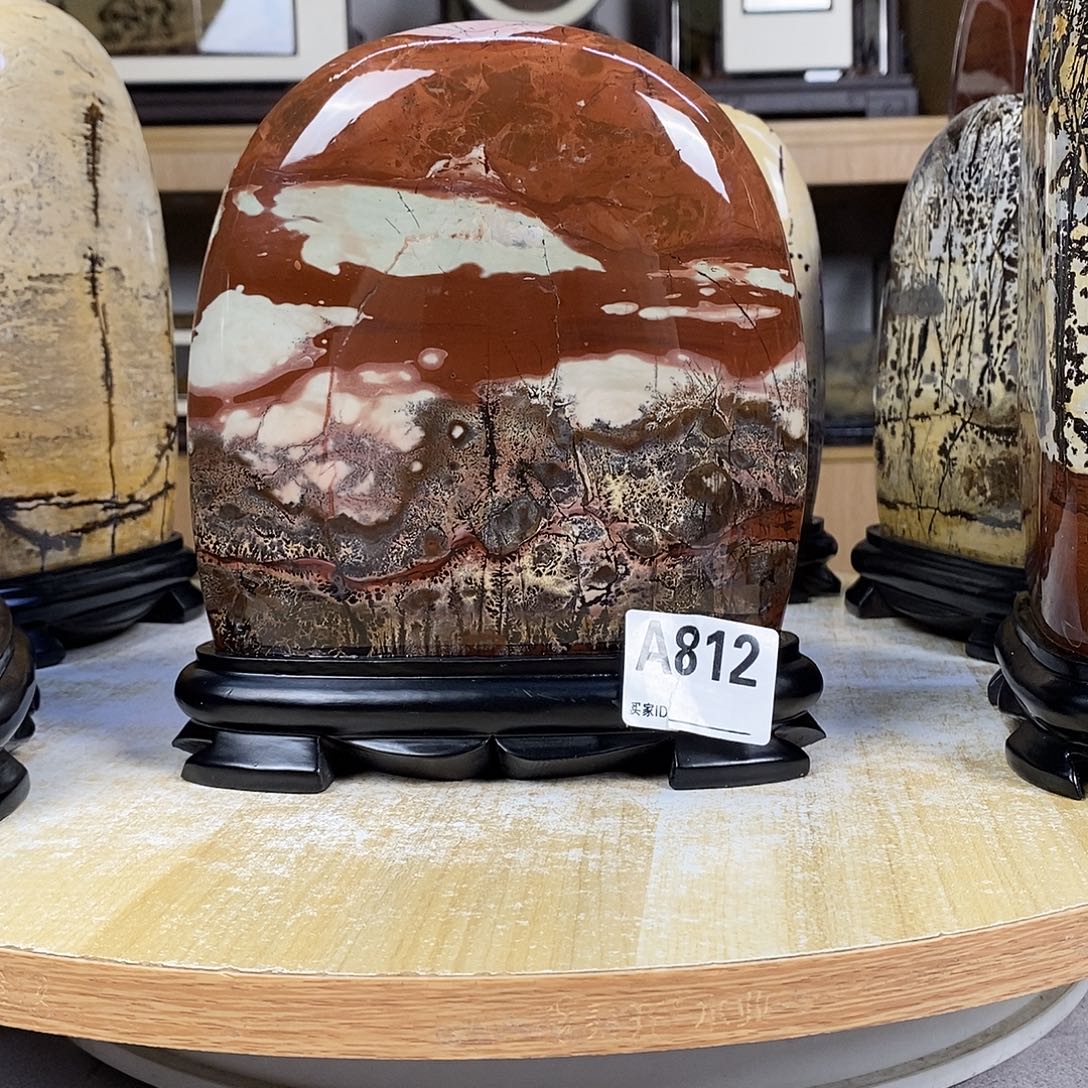 昌化石印石广西国画石摆件