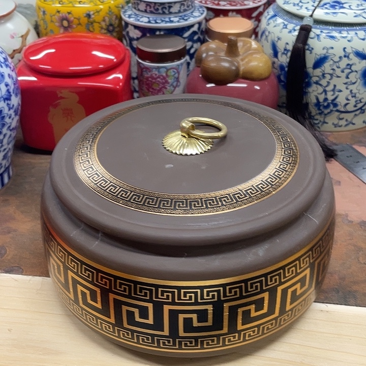 陶瓷罐茶叶罐密封罐储物罐