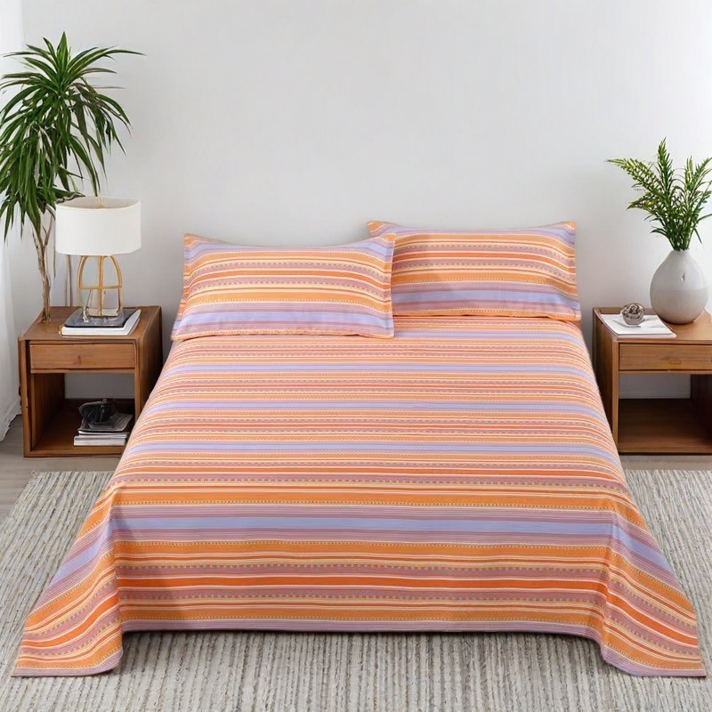 【梦语】四季原棉细纱老粗布床单单件单人双人老式床上用品炕单凉席