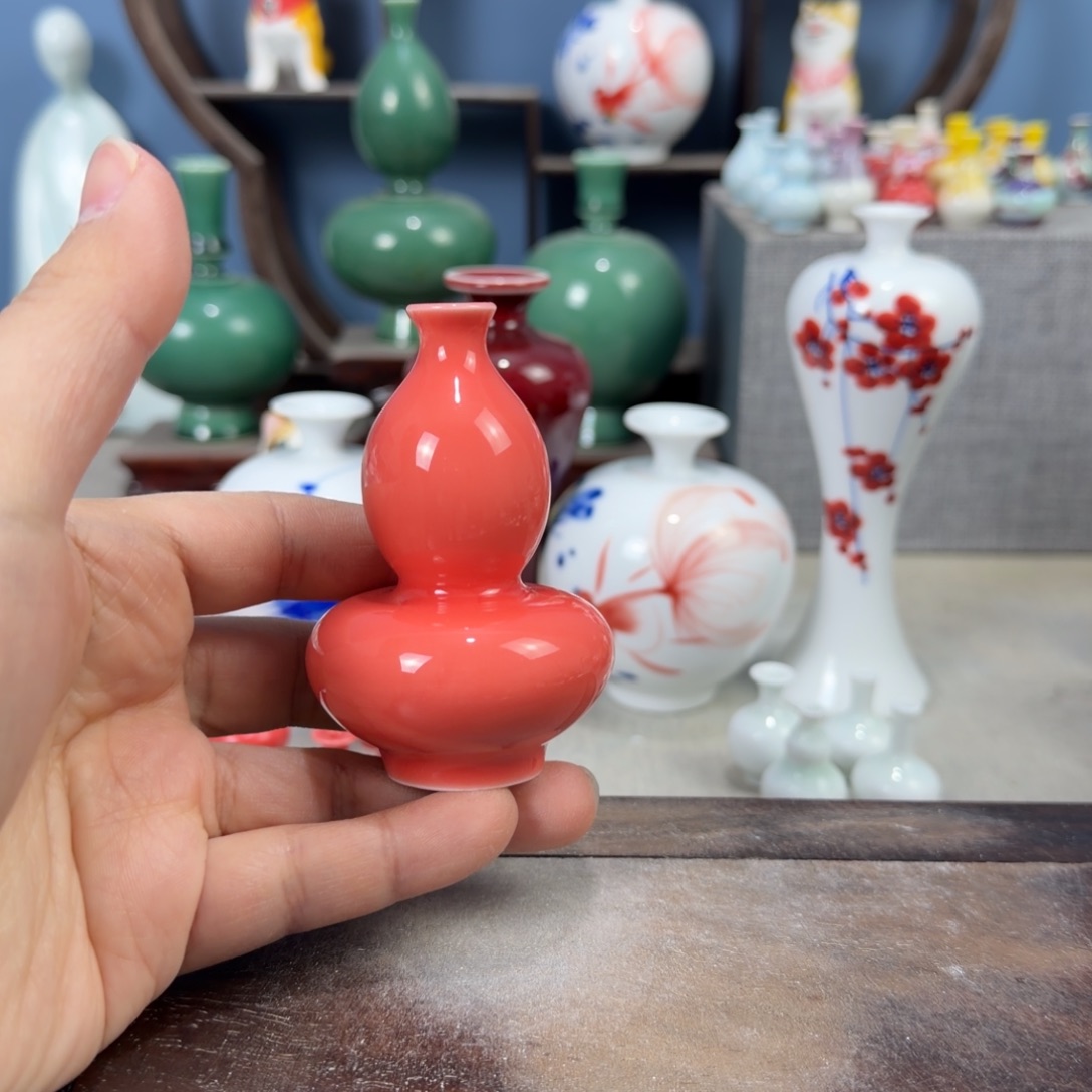 陶瓷手工小花器摆件