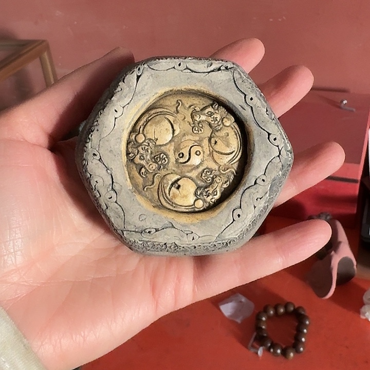 麻线鼓陶瓷茶宠茶道具