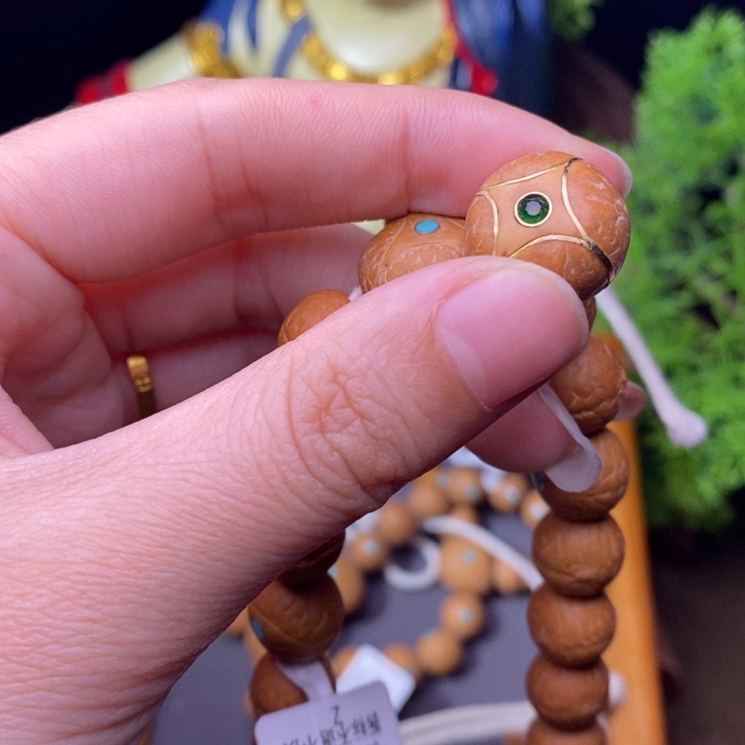 凤眼菩提把件大****甲12➕松手持➕128麒麟