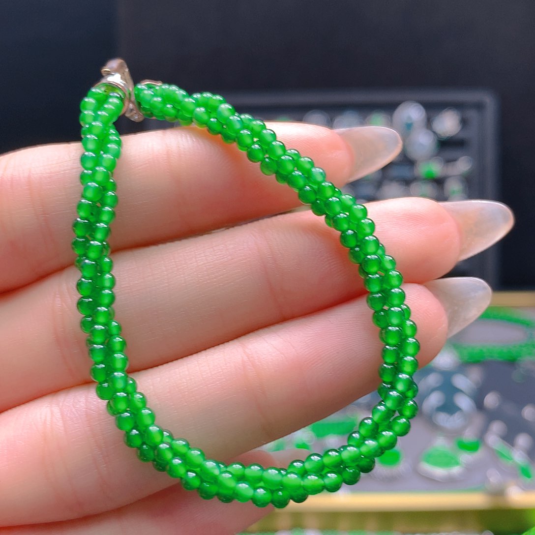 未镶嵌手链翡翠天然翡翠