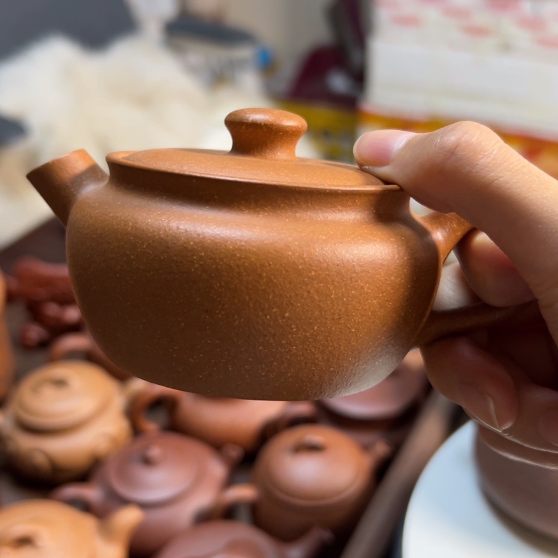 紫砂茶壶R****d黄将破汉瓦全品单壶