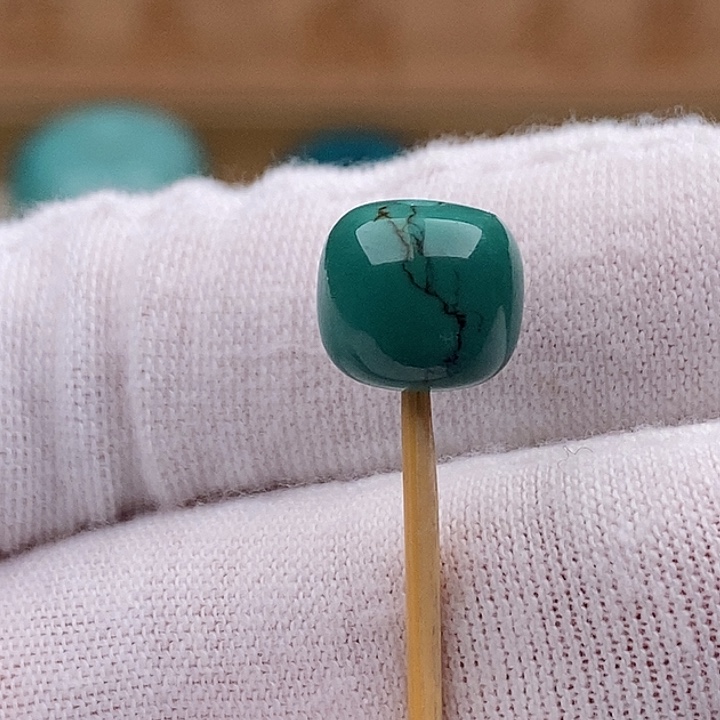 ****.绿松石足银镶嵌珠宝奇石