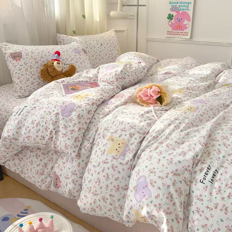 纯棉被套少女心公主风小清新