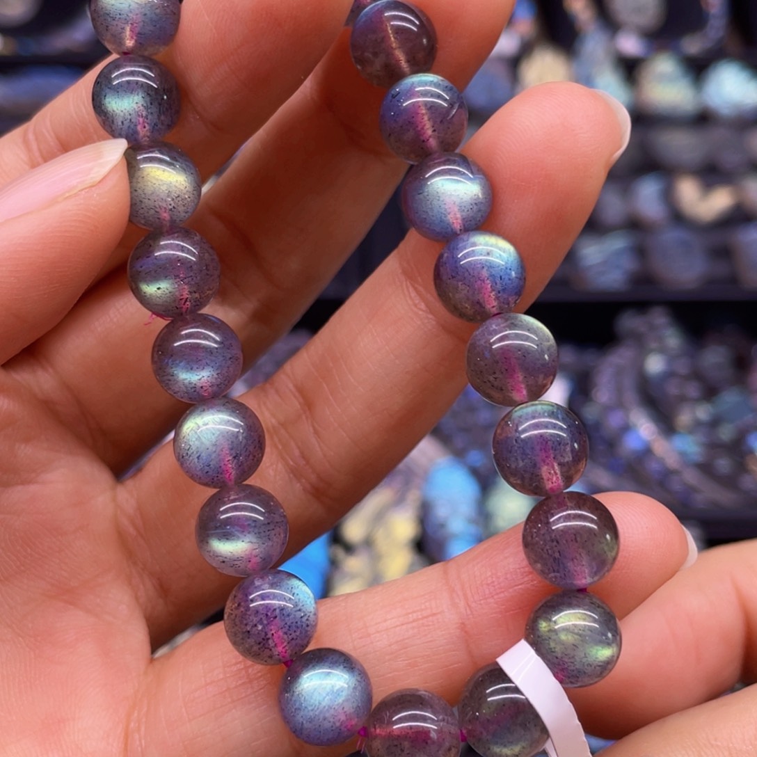 未镶嵌手串长石8.5左右