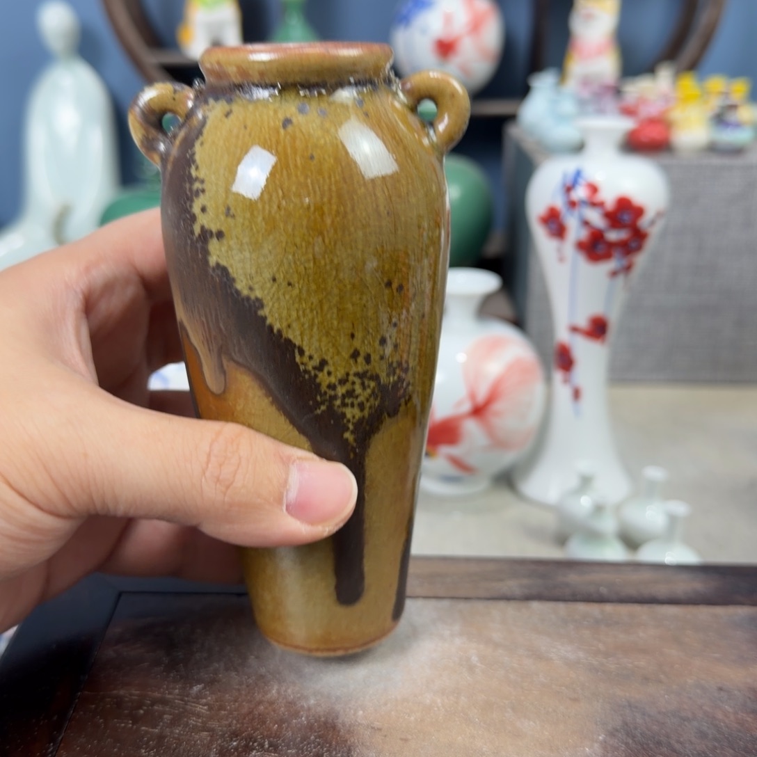 陶瓷手工小花器摆件