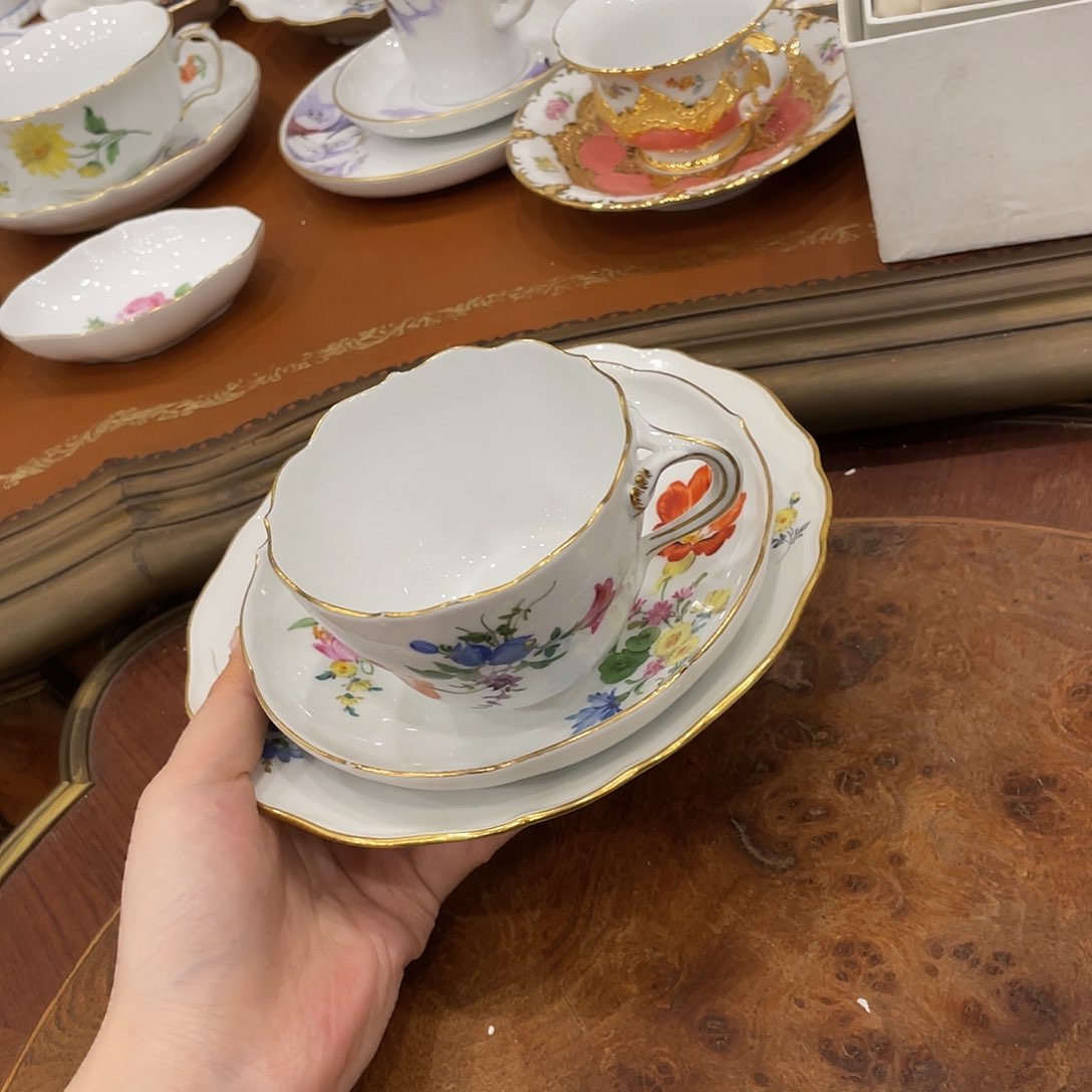 瓷片中古一等咖啡杯