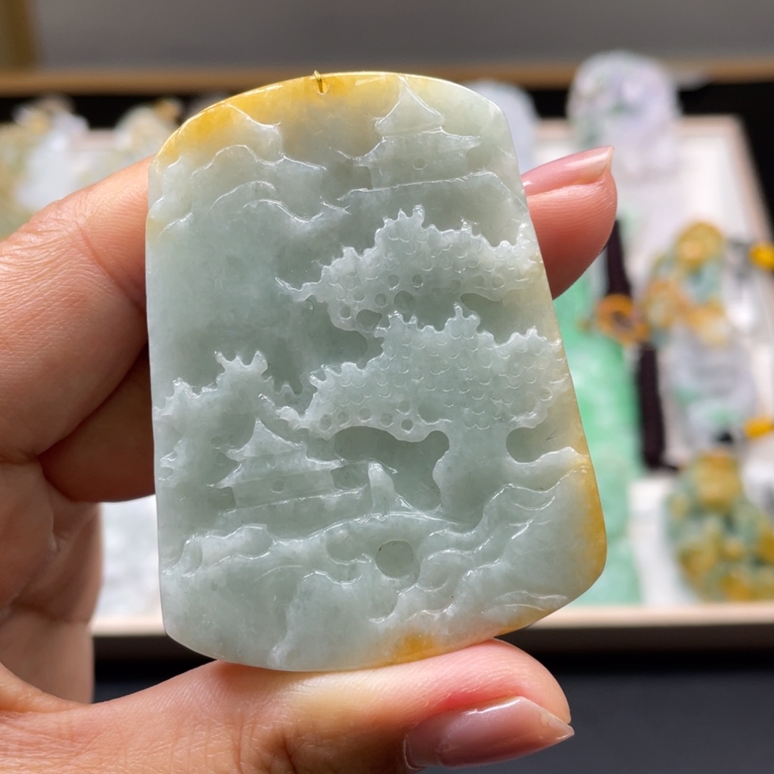 翡翠吊坠(不含链)未镶嵌