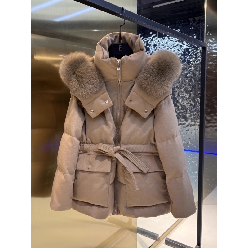 〈纪朵研〉1707冬装拼接加绒立领厚款长袖棉服