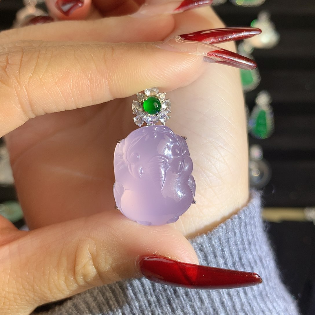 玛瑙/玉髓颈饰银S925镶嵌