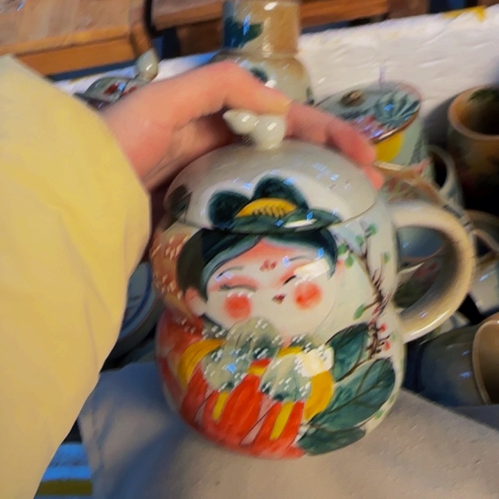 瓷片景德镇陶瓷手工手绘