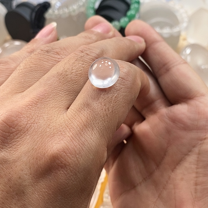 石英质玉单面未镶嵌