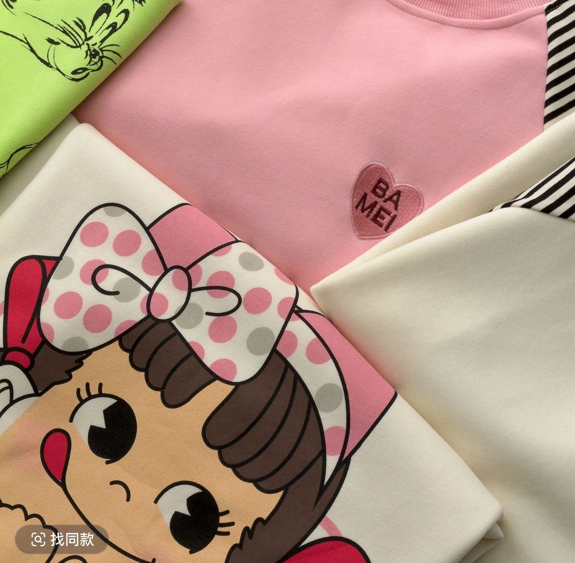 卡通短袖男女通用中性A类夏季T恤ins学生宽松春秋长袖纯棉百搭