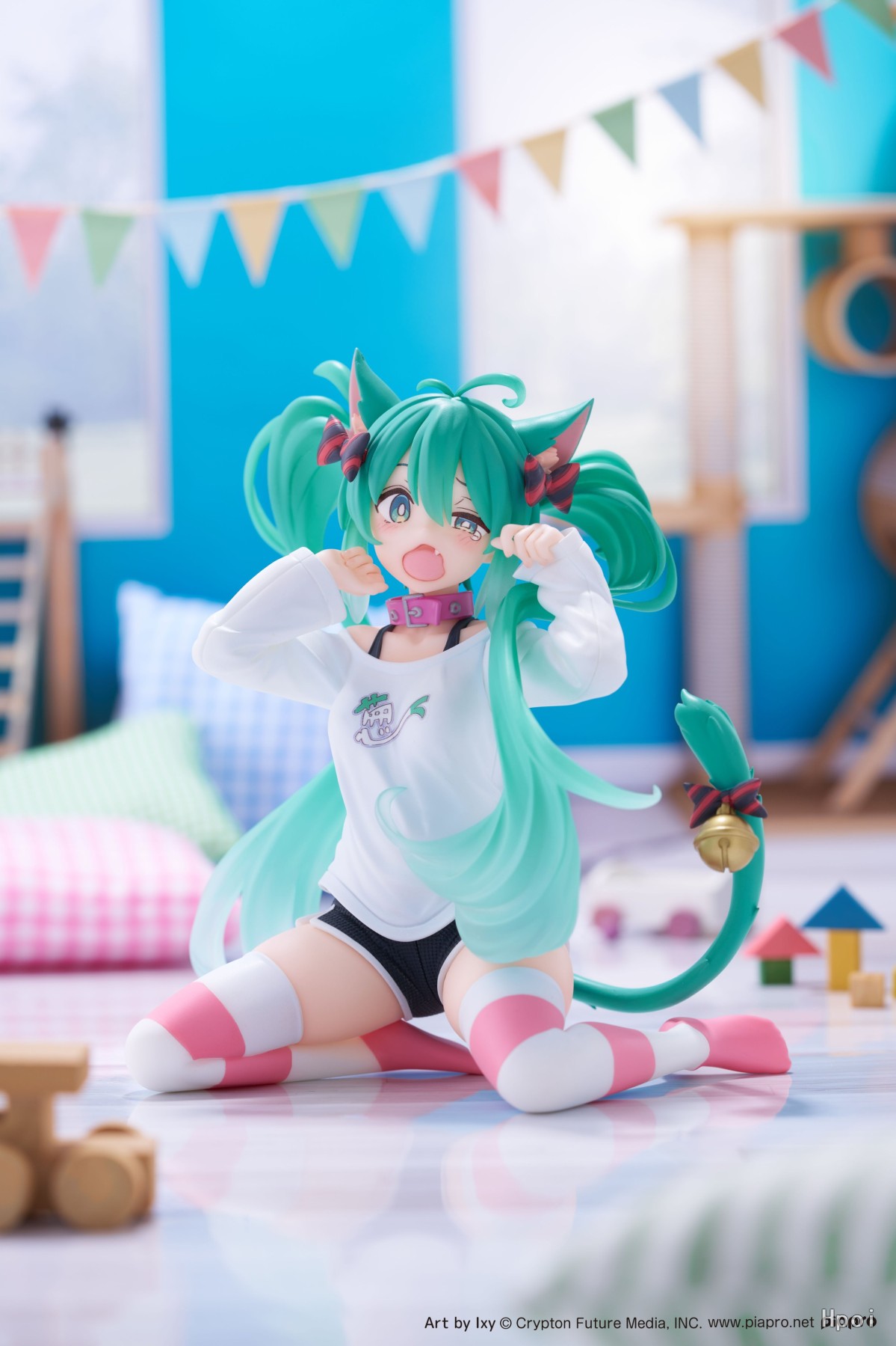 【现货】TAiTO日版正版 Desktop Cute 初音未来~猫耳T恤~景品手办