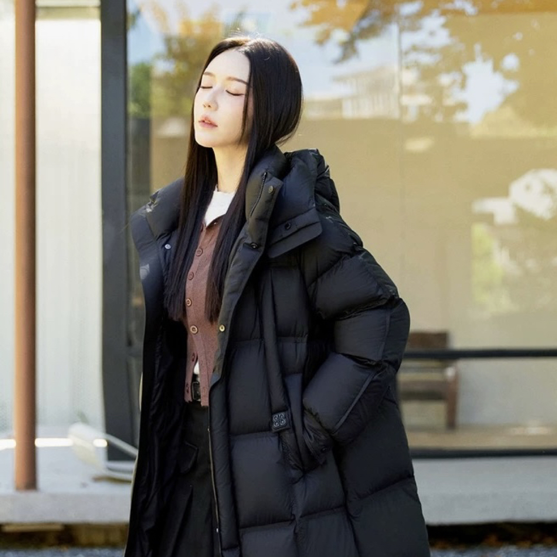 2025  冬 品牌形象款 柔软加厚过膝保暖中长外套