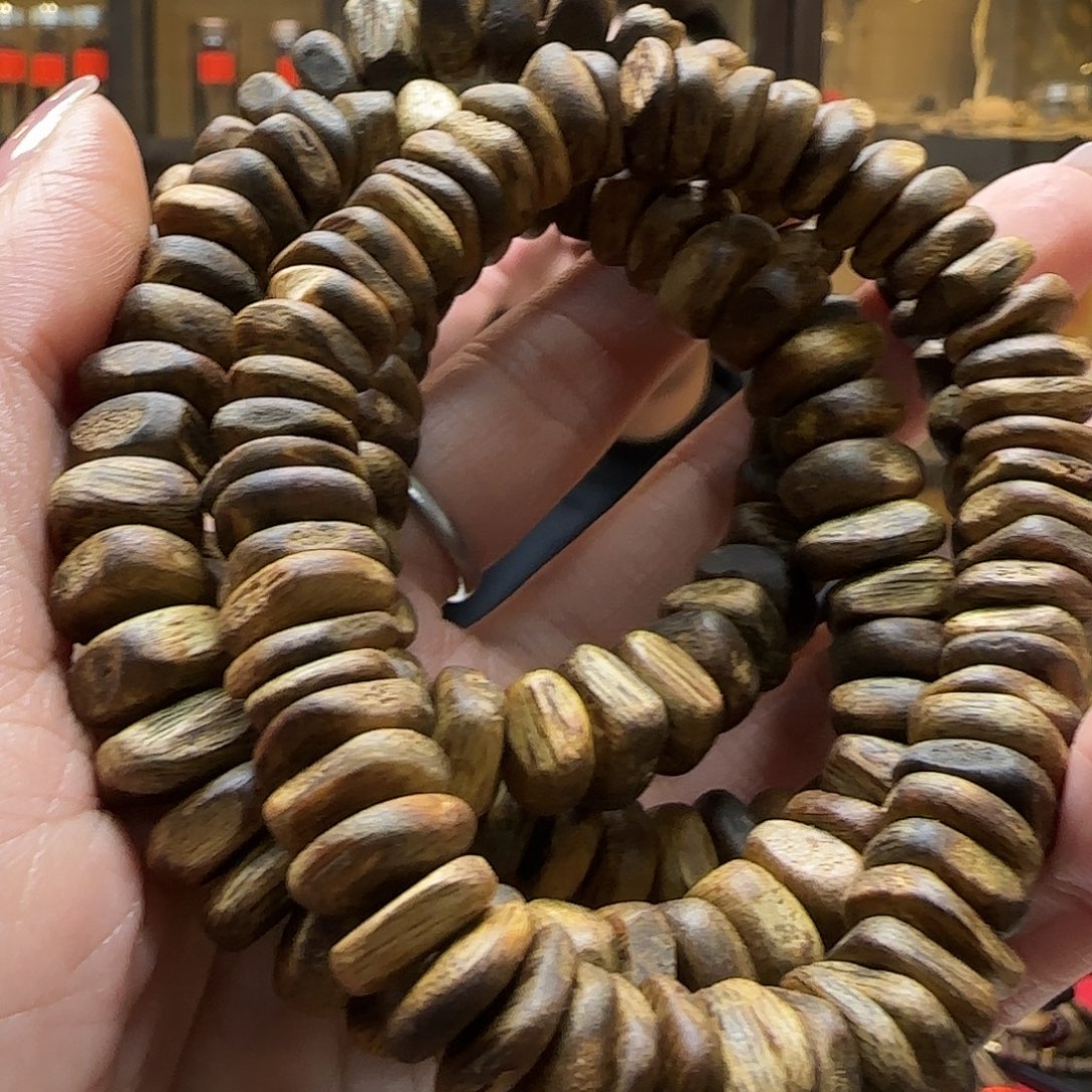 沉香沉香碎屑奇楠随形单圈 碎银珠12g+多样性发一串