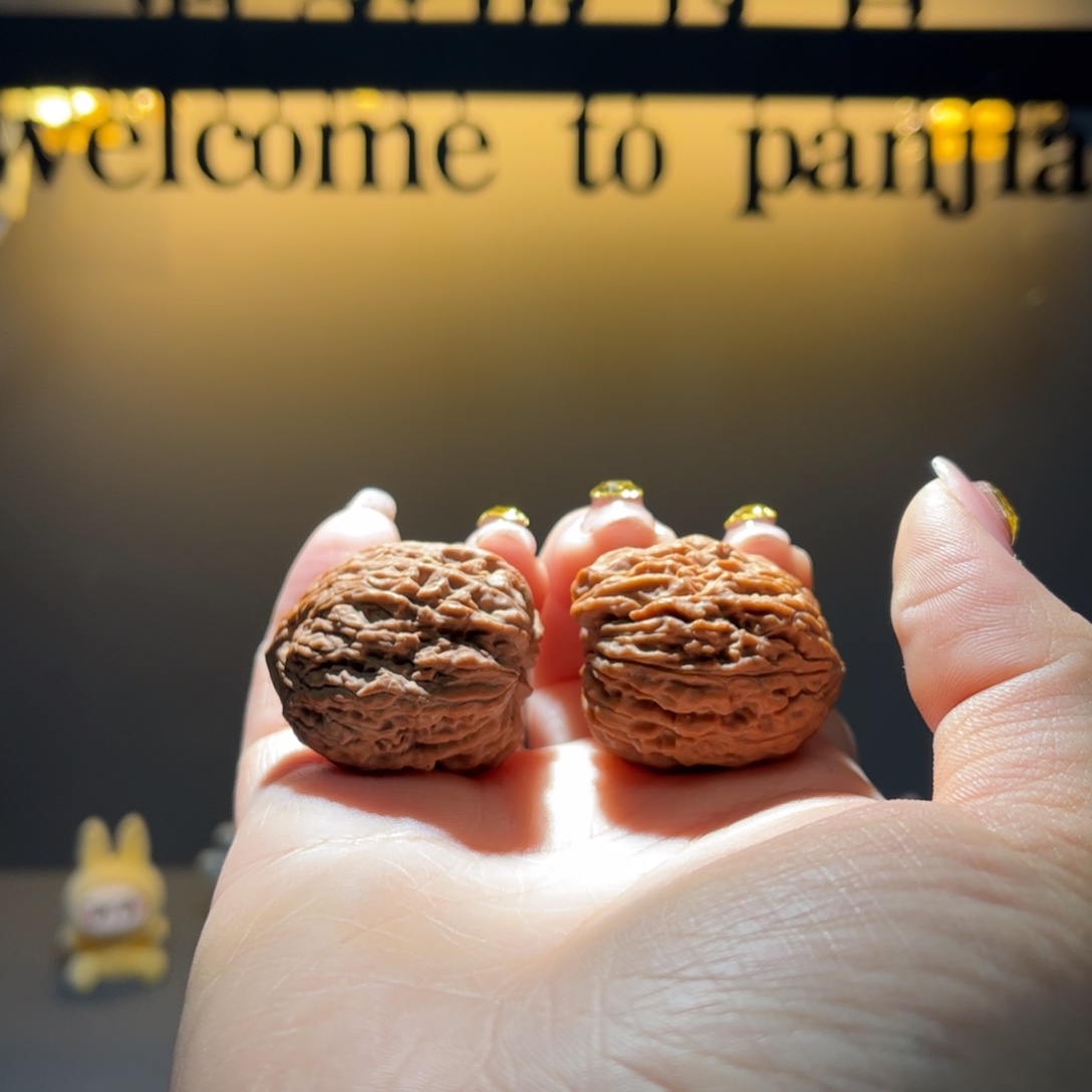 胖***海文玩核桃吊坠南将