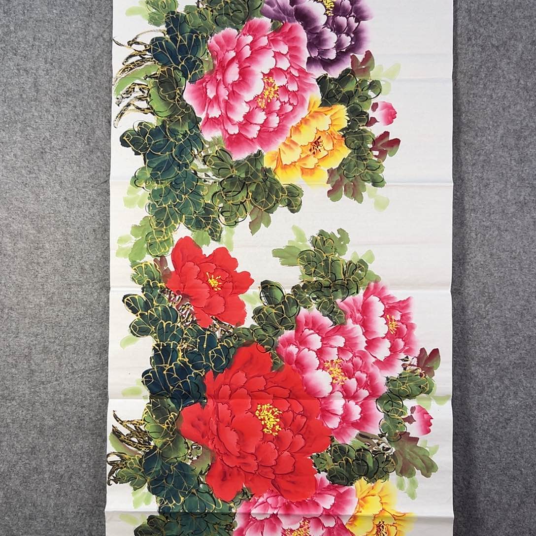 国画865 牡丹等植物生长于这里