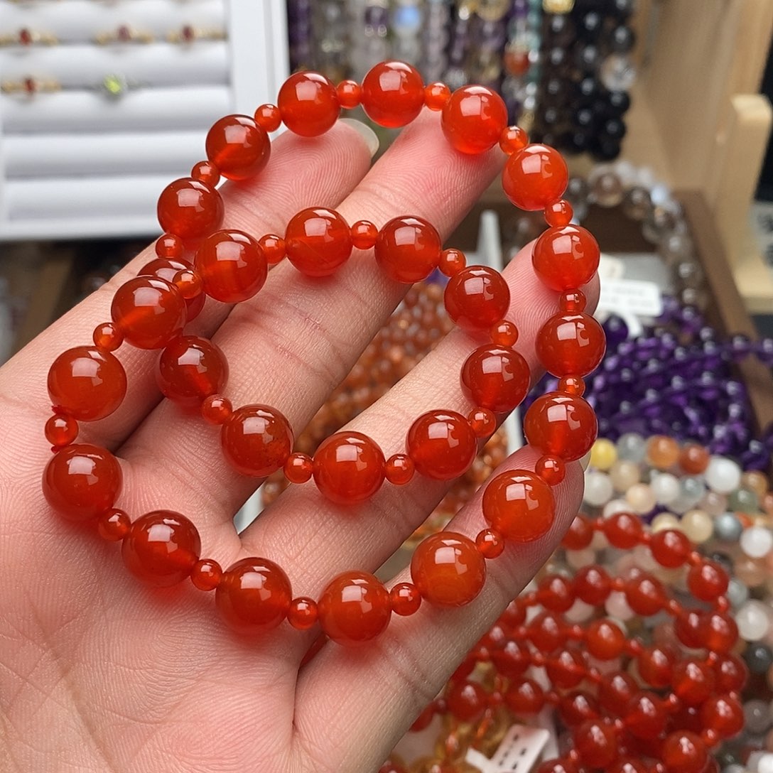 未镶嵌手串水晶双圈