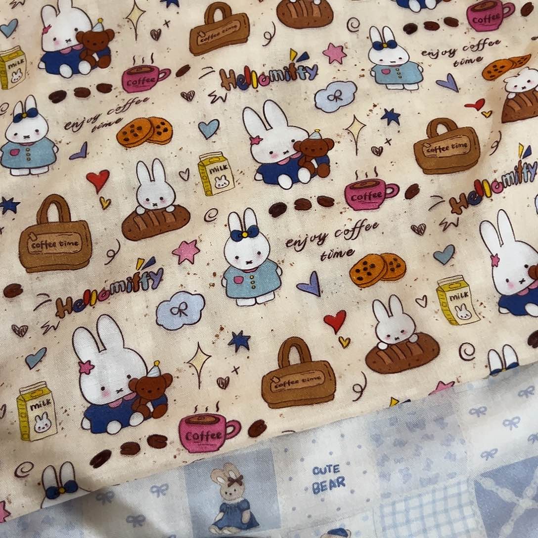 棉一米价纯棉超柔软双层纱1.4宽果子E