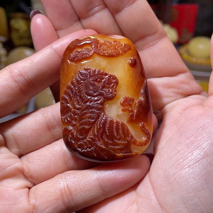 琥珀吊坠(不含链)未镶嵌