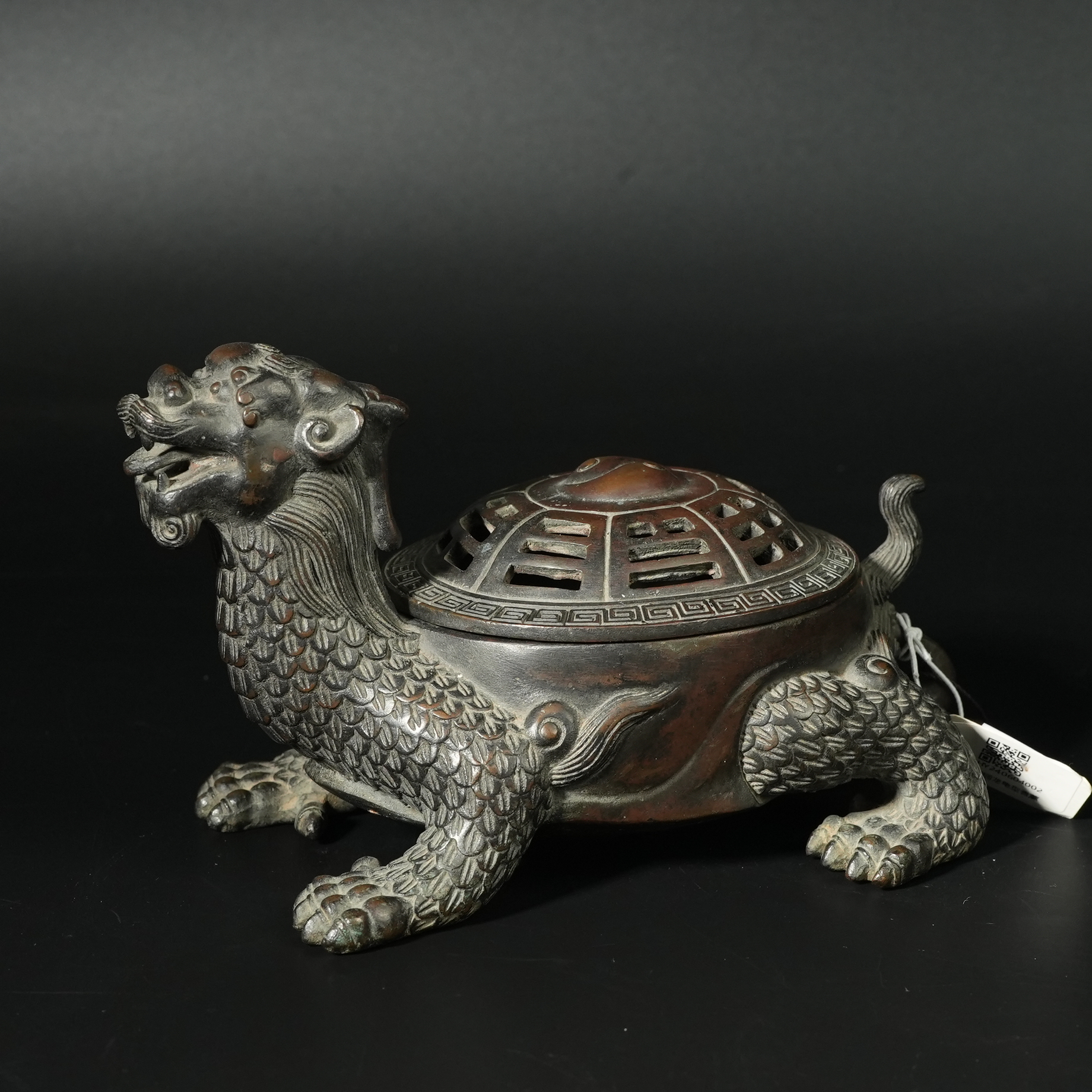 十九世纪铜龙龟型香薰【铜杂精选】AACHY240604002