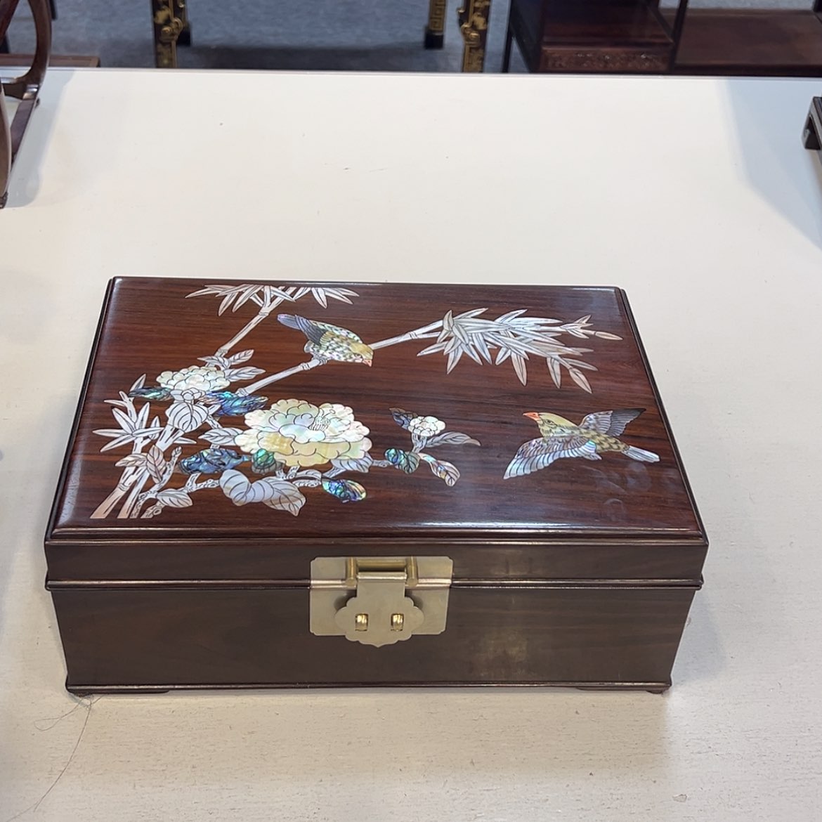 【闪购商品】红酸枝木类成套家具盒子