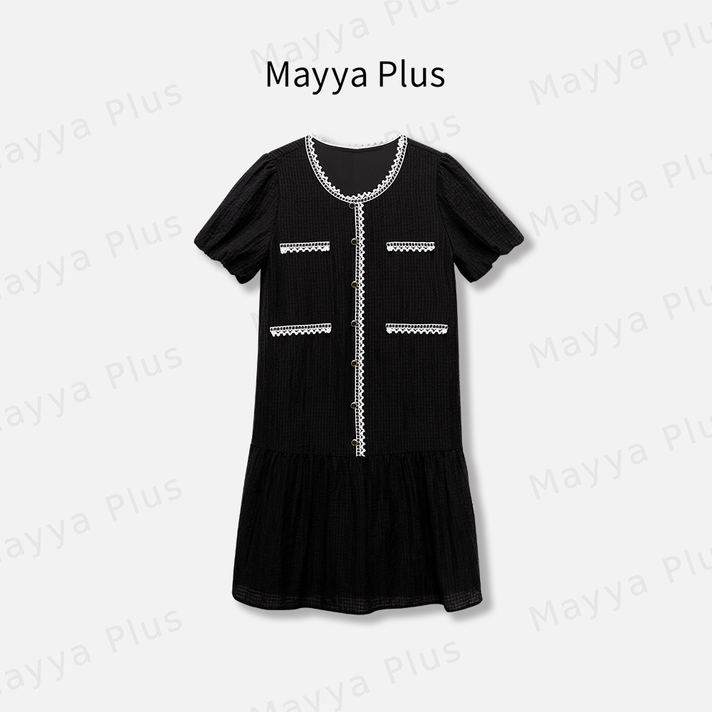 【香香公主】Mayya Plus麦芽定制轻奢气质显瘦款夏季连衣裙32426852