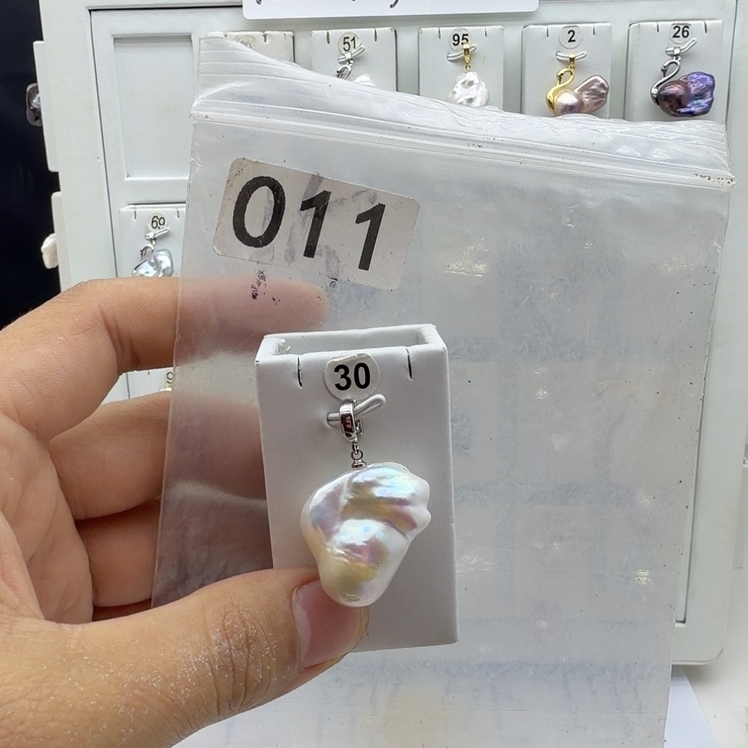 颈饰淡水珍珠合金