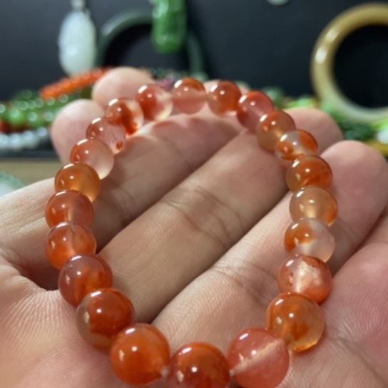 未镶嵌手串南红玛瑙卡8.8