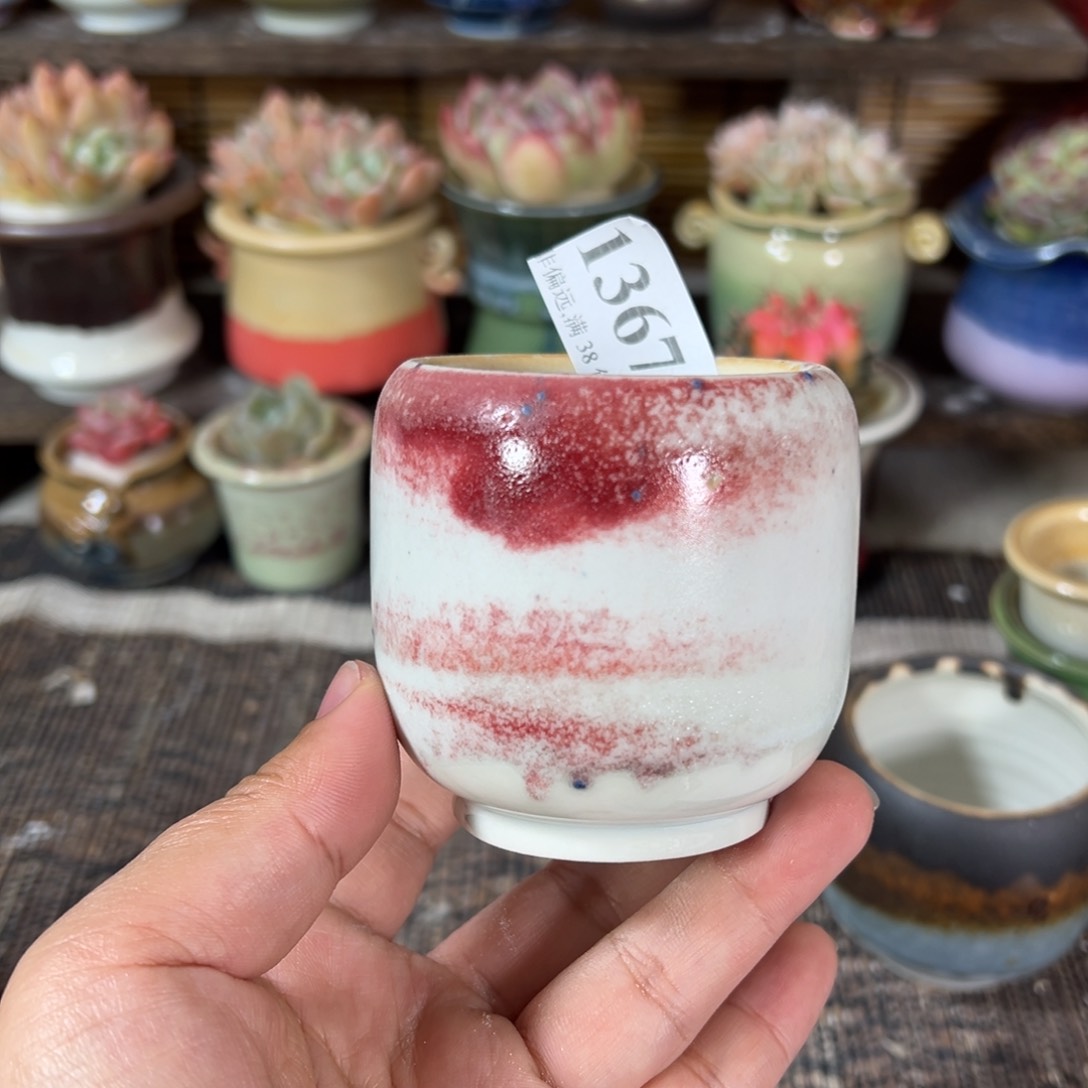 陶瓷景德镇手工花盆