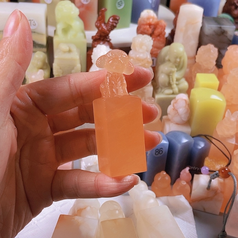 【闪购商品】老挝石青田石雕艺术品