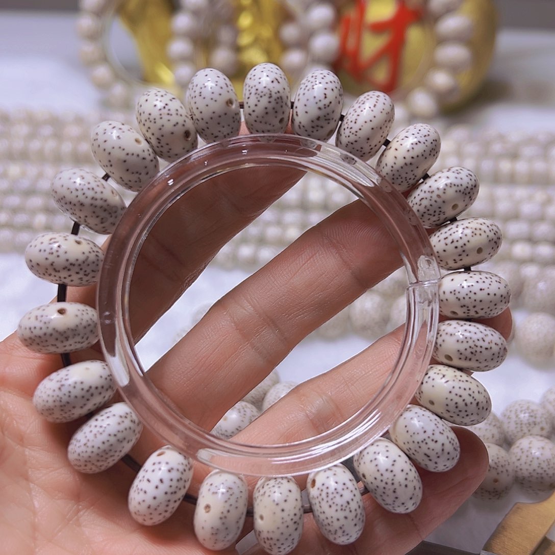 星月菩提手串精品微脱脂算盘15