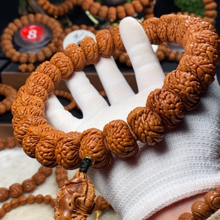 桃核吊坠秦岭龙纹桃核