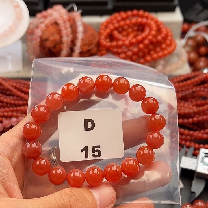 南红玛瑙未镶嵌多样性发货默认微瑕称重10mm