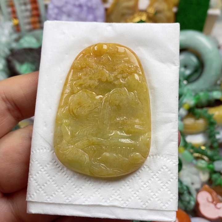 翡翠吊坠(不含链)未镶嵌