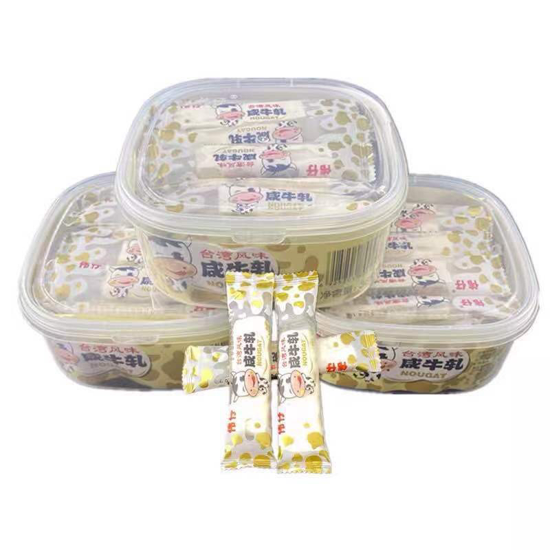 正宗台湾风味花生咸牛轧糖美味零食
