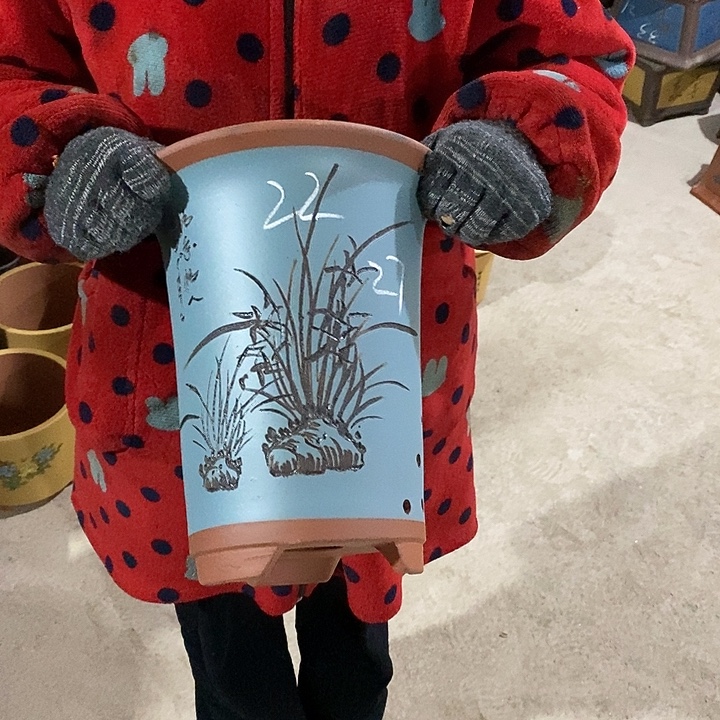 紫砂花盆紫砂花盆