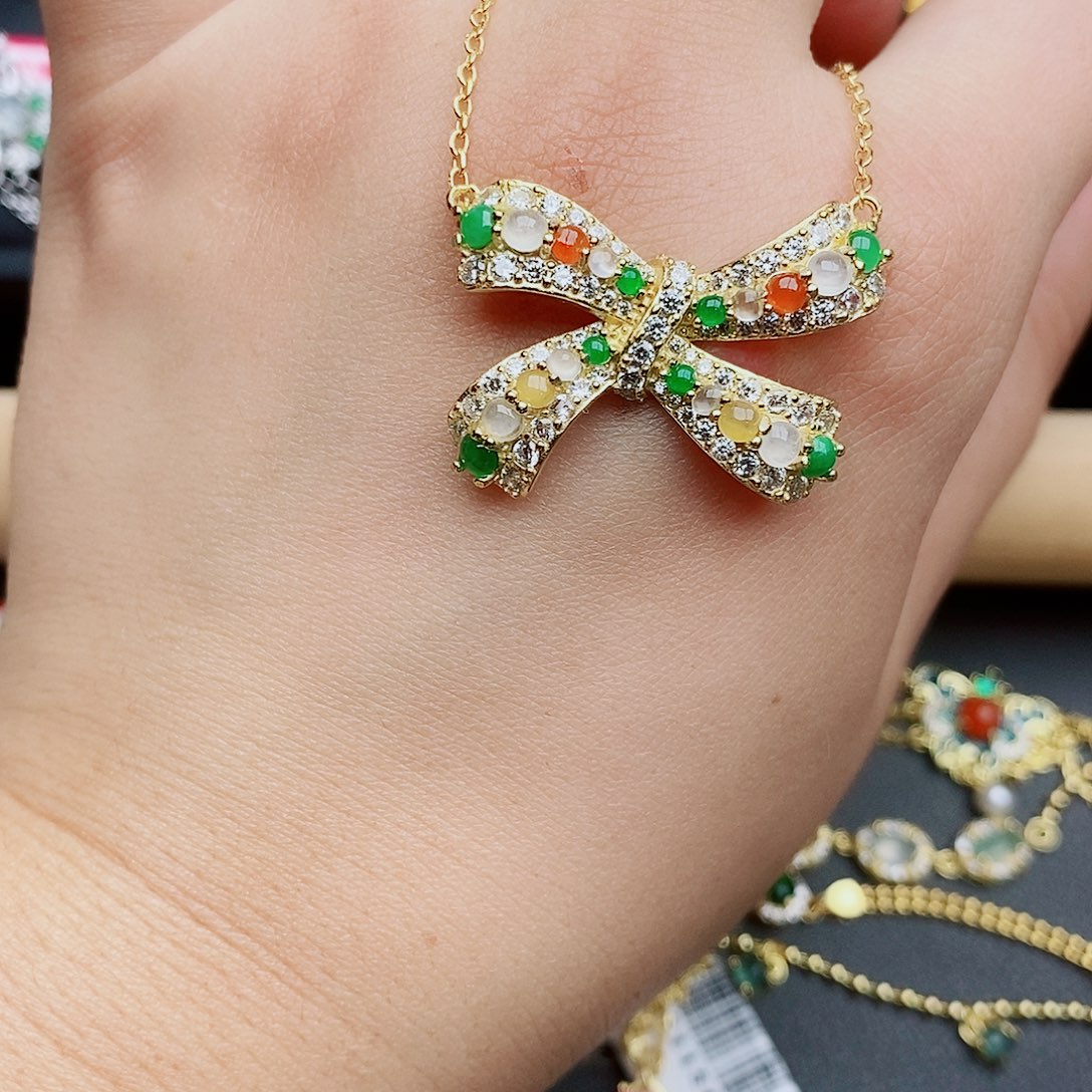 翡翠戒指银S925镶嵌1111111