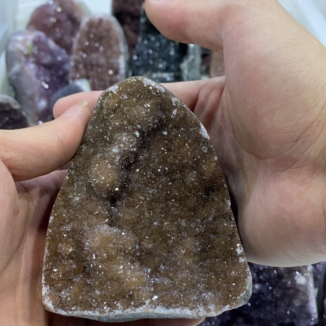 紫晶摆件摆件未镶嵌