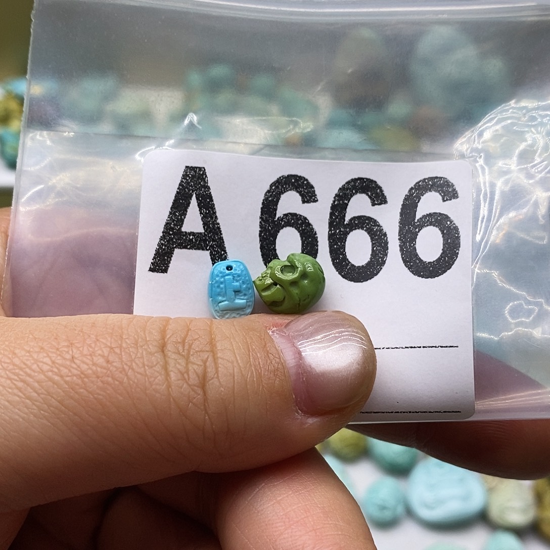 猫***猫绿松石未镶嵌绿松石配饰定制