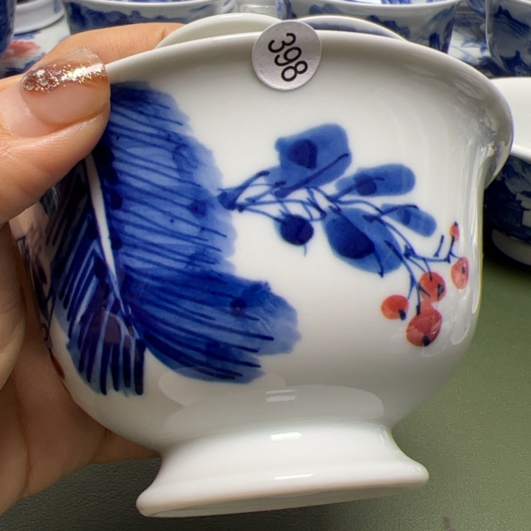 杯沙沙手工手绘茶具398