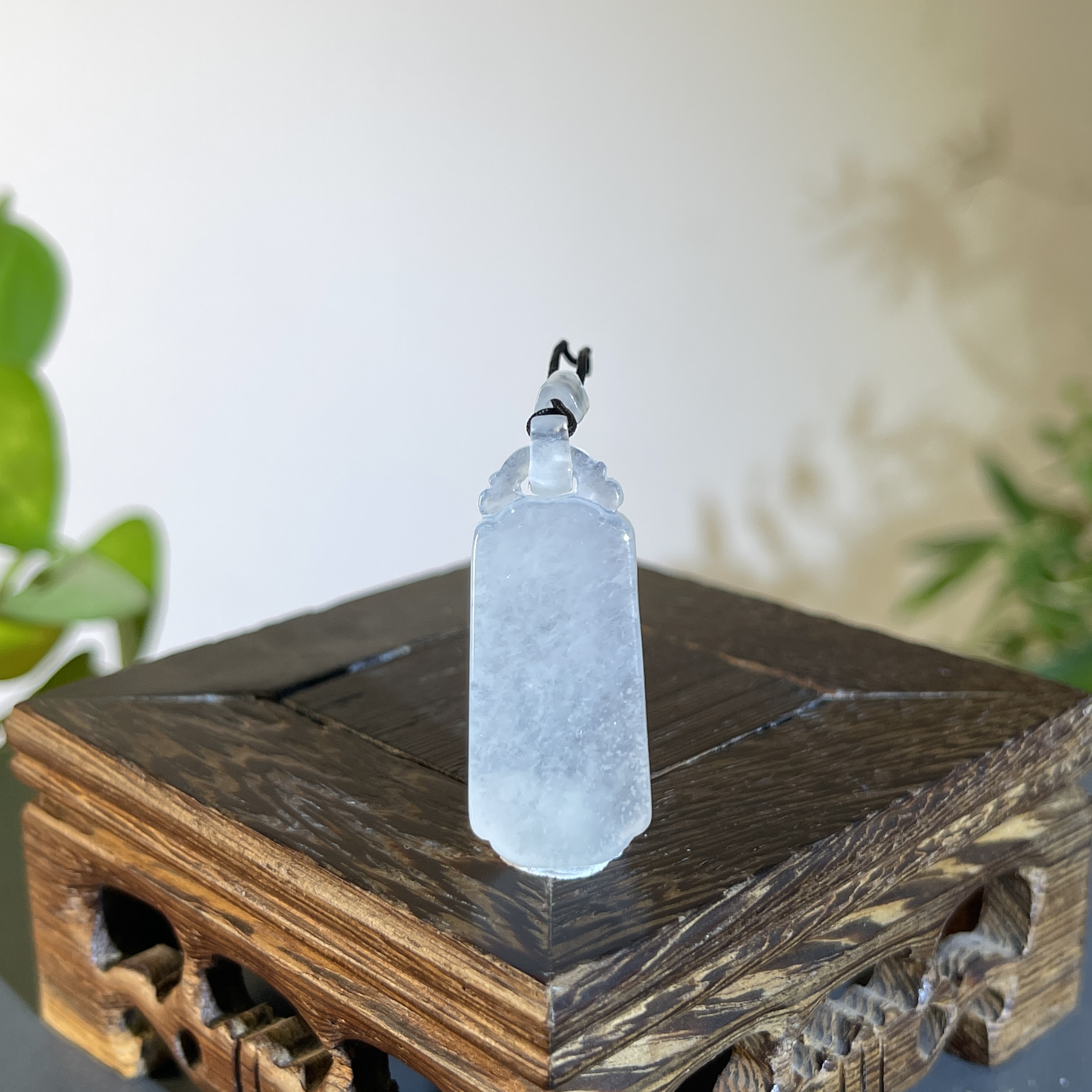 JTB06-91 天然缅甸A货翡翠 无事牌