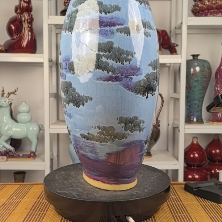 摆件钧瓷摆件神后镇钧瓷